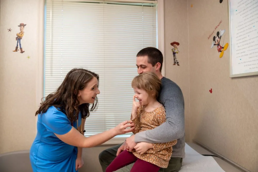 Father and Daughter Checkup